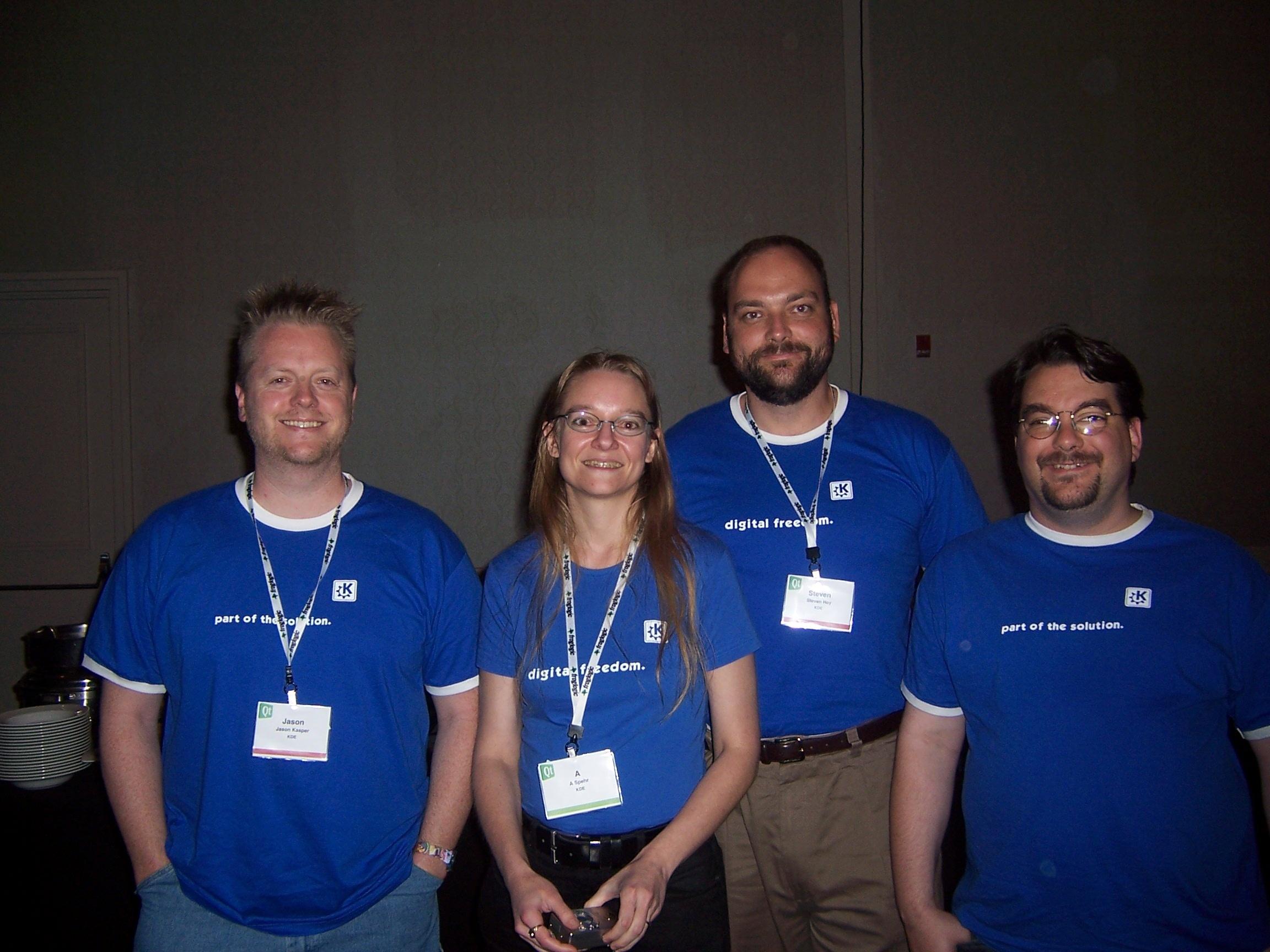 KDE Gang at Qt DevDays